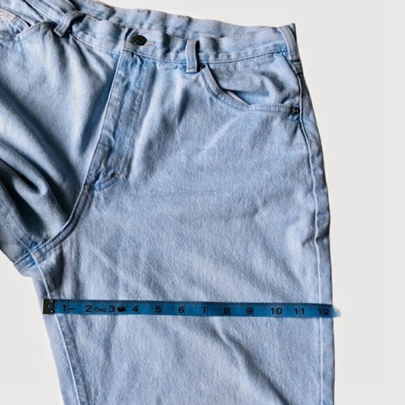 Vintage 80s Lee Jeans Mom Jeans Light Wash 10 Petite - Picture 9 of 14